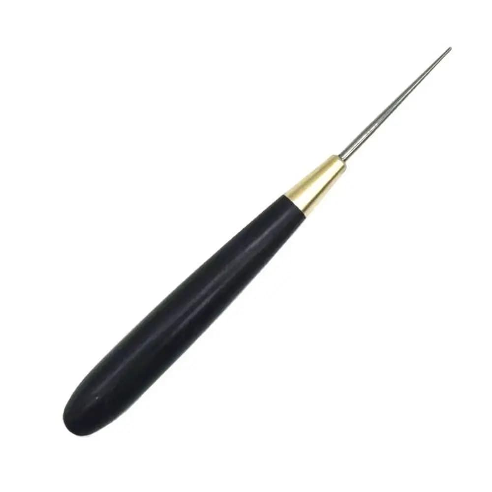 Tapered Steel Shaft Tennis Racket Bag Ultra Fine Tip Polished Finish Racket Sports Bag Gold Tone Ferrule Wood Handle