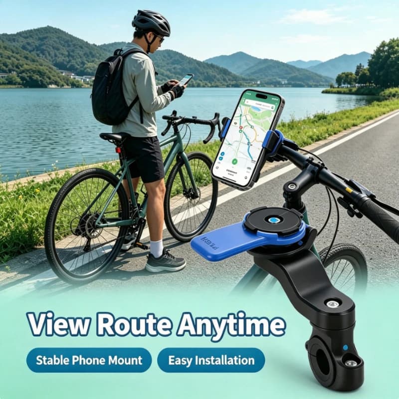 For quad lock Universal Smartphone Mount Vibration Shock Absorber for Motorcycle Bicycle Handlebar Trottos Scooter Compatible 1