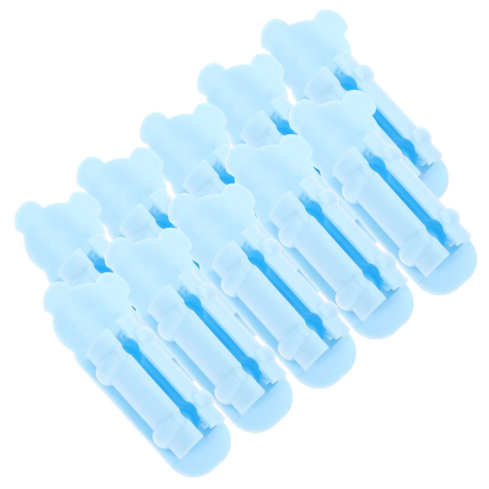 10 Pezzi Portapenne in Silicone a Forma di Koala, Clip Adesiva per Matite, Organizzatore da Scrivania per Ufficio, Aula, Porta Pennelli da Trucco, Morsetto per Pennarelli
