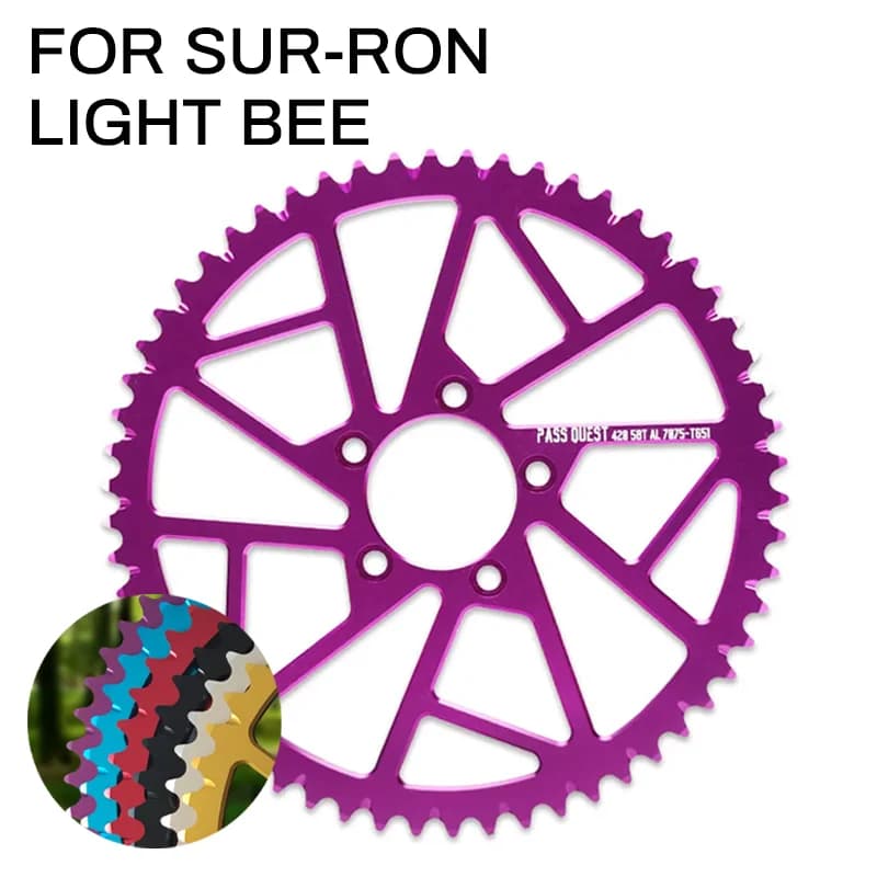 Per Surron Light Bee XS Off-Road Bici Elettrica Corona 48 Denti Moto Corona 52t 58t Pignone Bicicletta