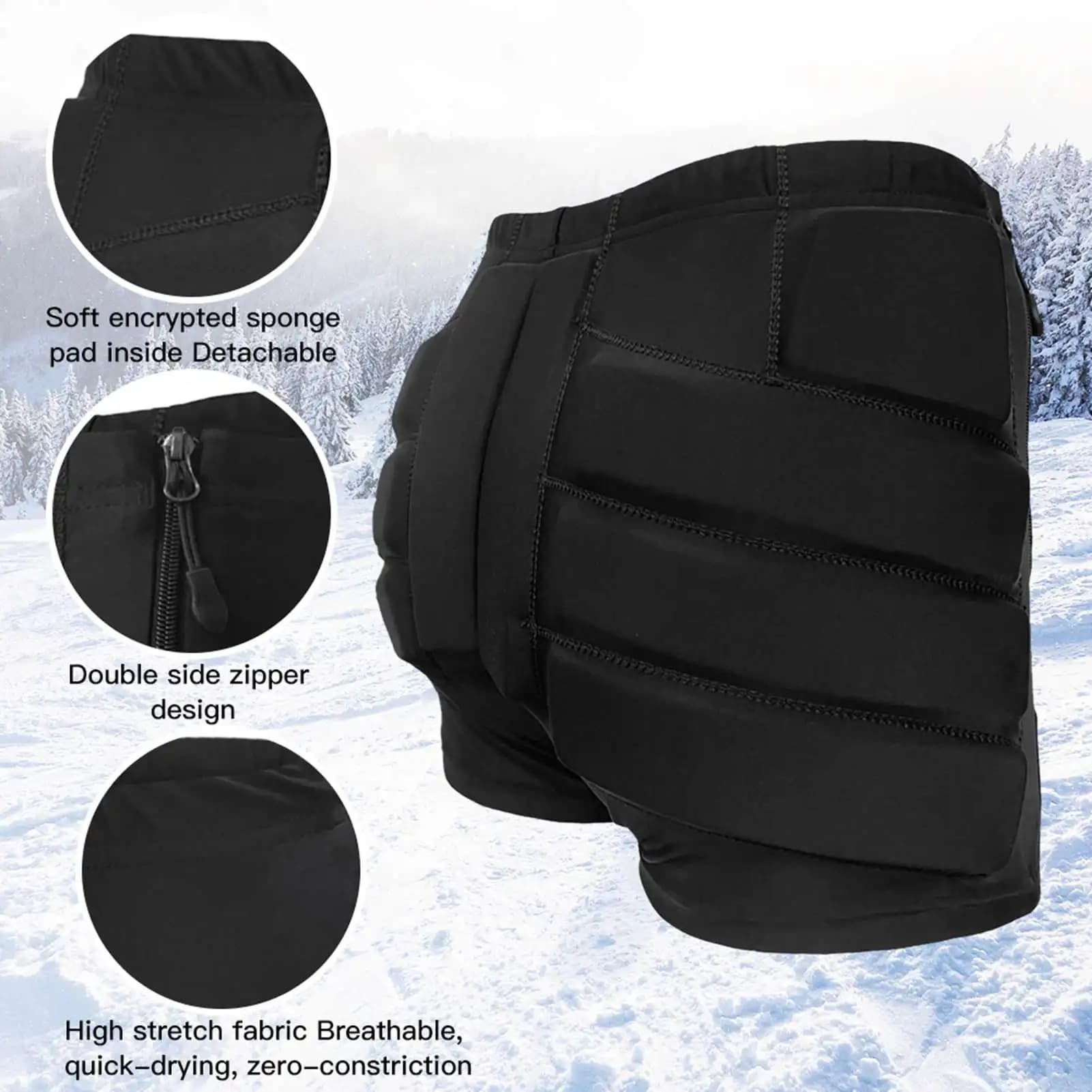 cuscinetti per pattinaggio Cuscinetti per pattinaggio per bambini Accessori per pattinaggio su ghiaccio 3d per glutei e coccodinzagli Cuscinetti protettivi per bambini