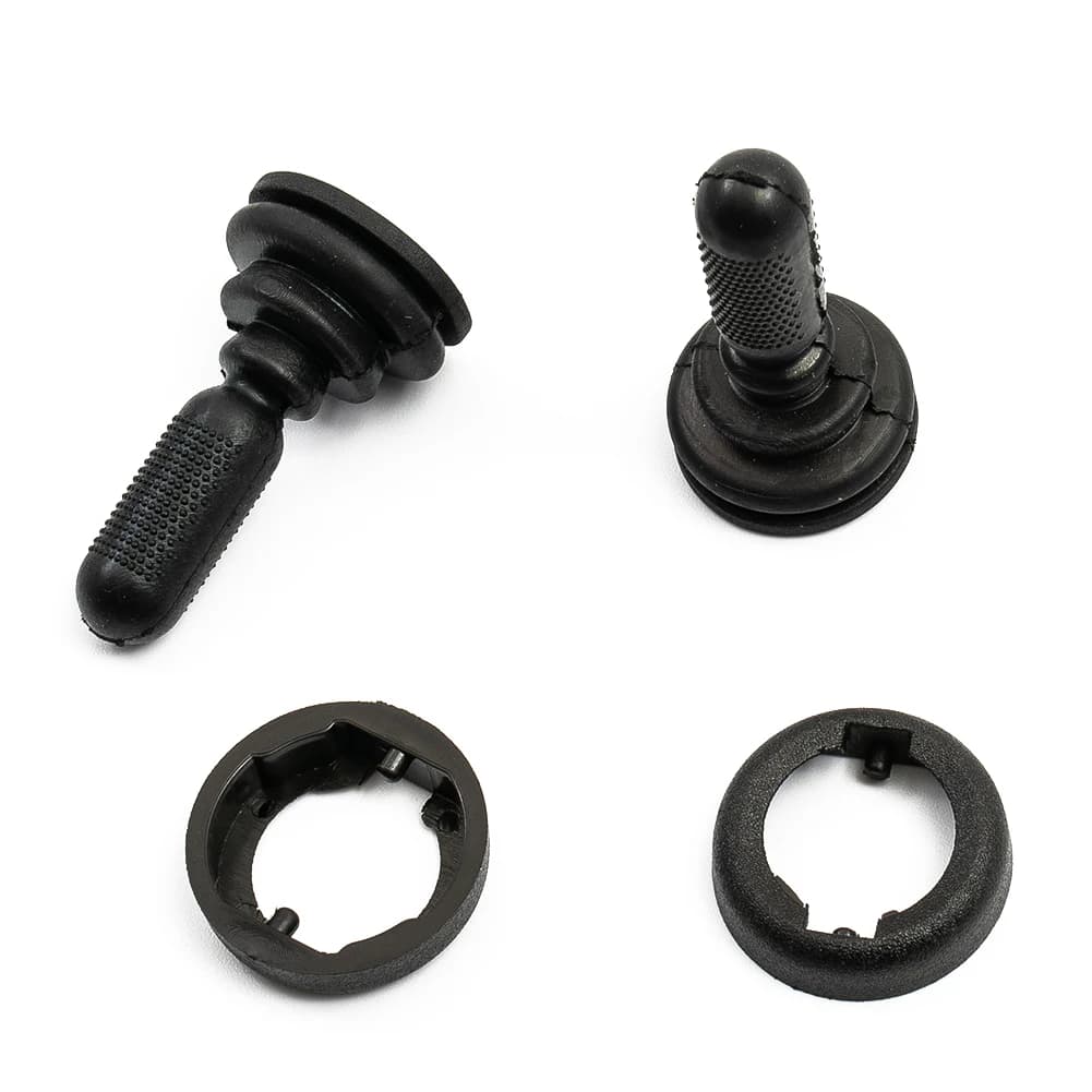 Coppia di pomelli per specchietti retrovisori per porte manuali compatibili con i modelli Ford Fiesta MK6 dal 2001 al 2006 OEM 1507431 per porte LH e RH