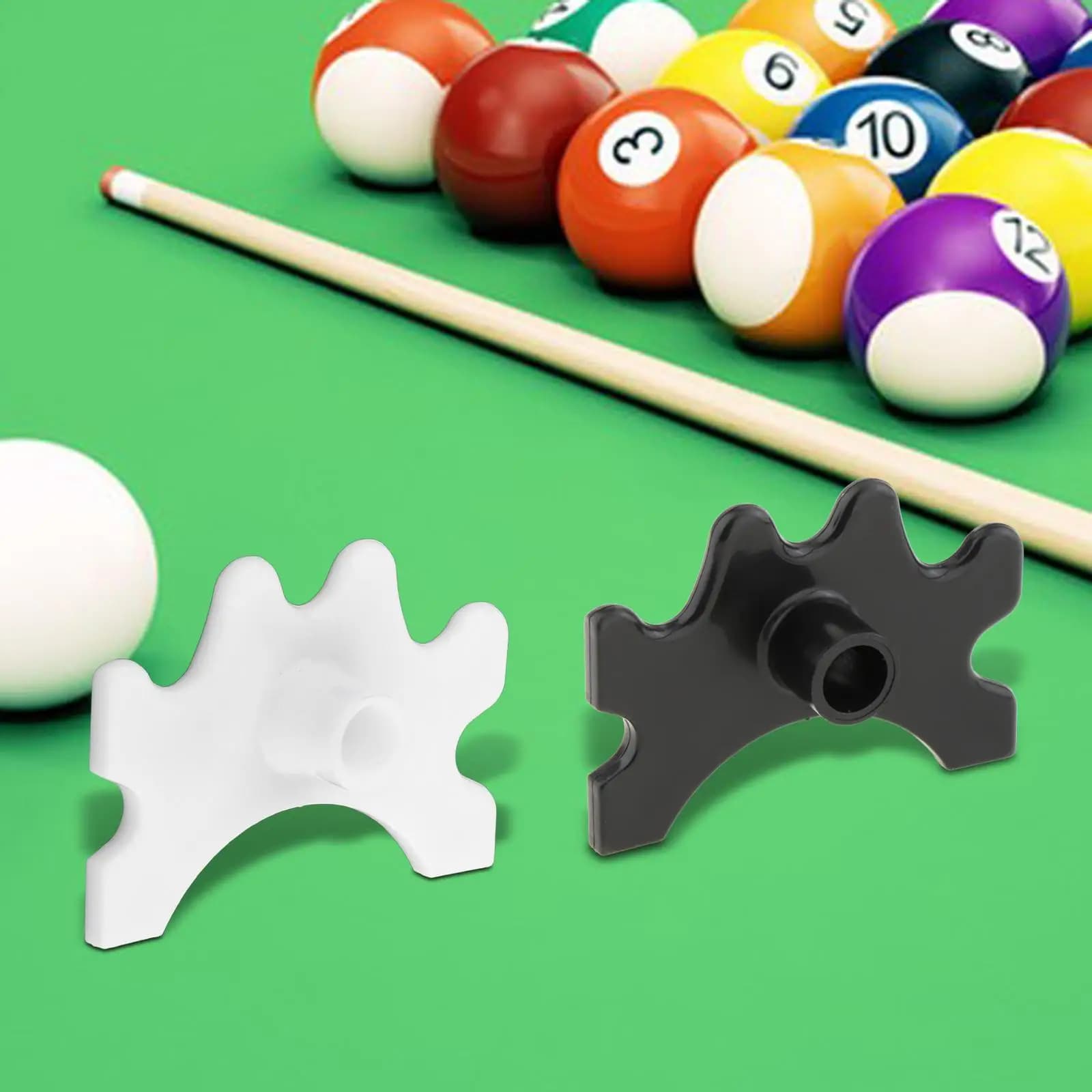Supporto per Stecca da Biliardo Pool Bridge, Portatile, Design a Corno di Cervo, Accessorio da Tavolo per Principianti e Uomini