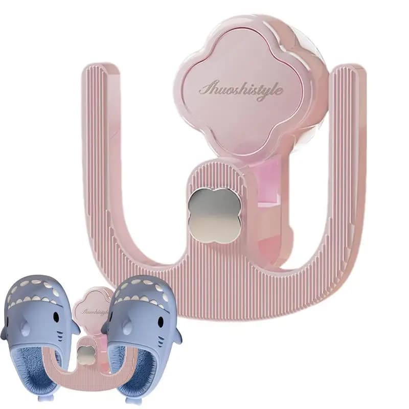 Gancio per pantofola a parete Ventosa Scarpe Gancio per asciugare le scarpe Gancio per pantofola Organizzatore di scarpe salvaspazio per camera da letto