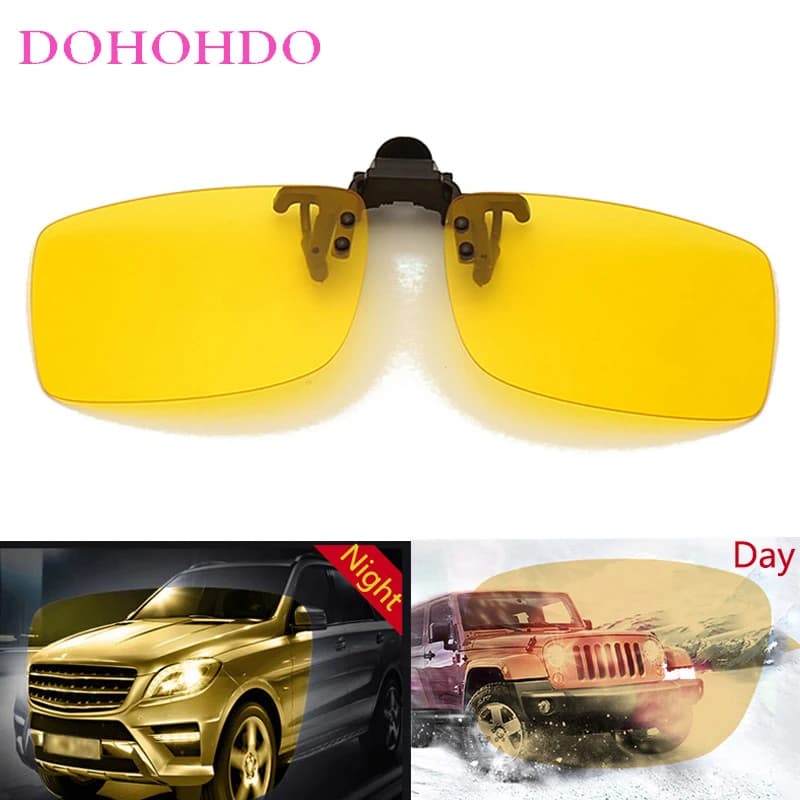 Occhiali da sole polarizzati con clip per la guida, di design, per visione notturna, antiabbagliamento, da donna e da uomo, occhiali polarizzati UV400