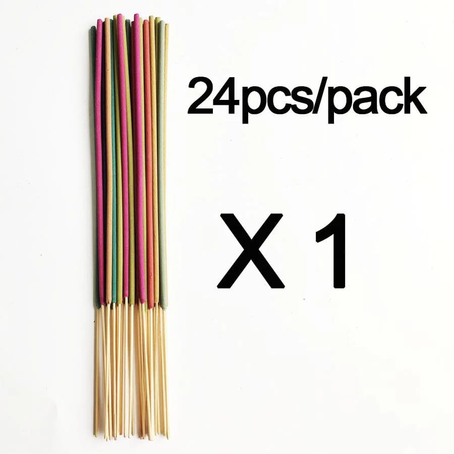 Bastoncini d'Incenso 24pz Lavanda Gelsomino Oceano Rosa Sakura Yoga