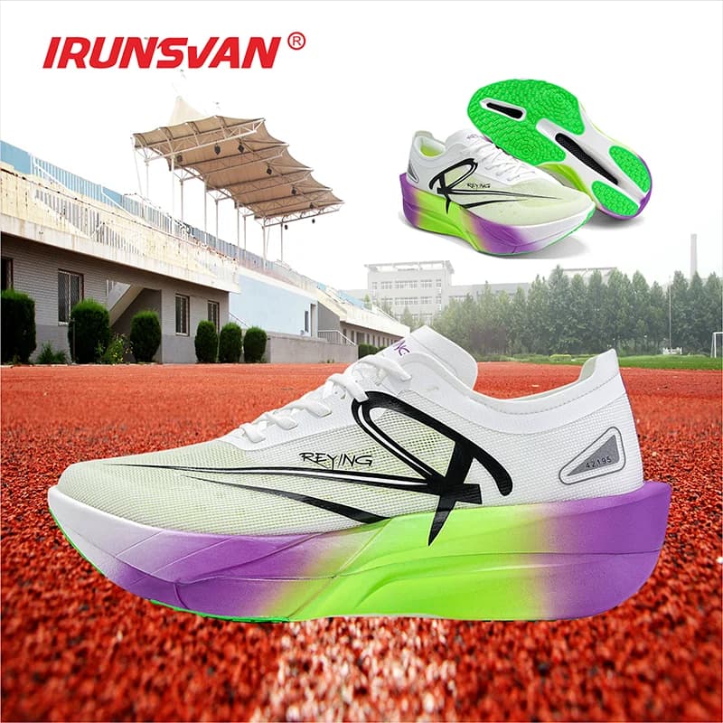 IRUNSVAN Joint Hot Camp Chasing Light 1.0 Full Palm Carbon Plate Scarpe da corsa professionali per maratona da corsa per uomini e donne