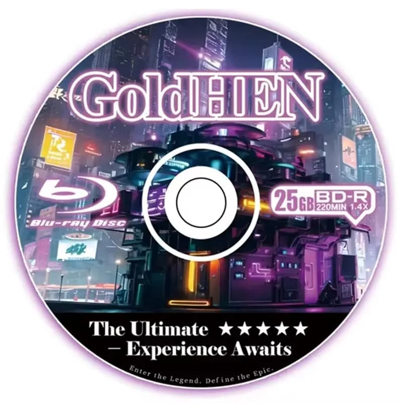 Y43A-Per PS4 Goldhen Jailbreak Tool Disc - Supporta il firmware 9.0-12.52, versione Boot Eject Payload Helper