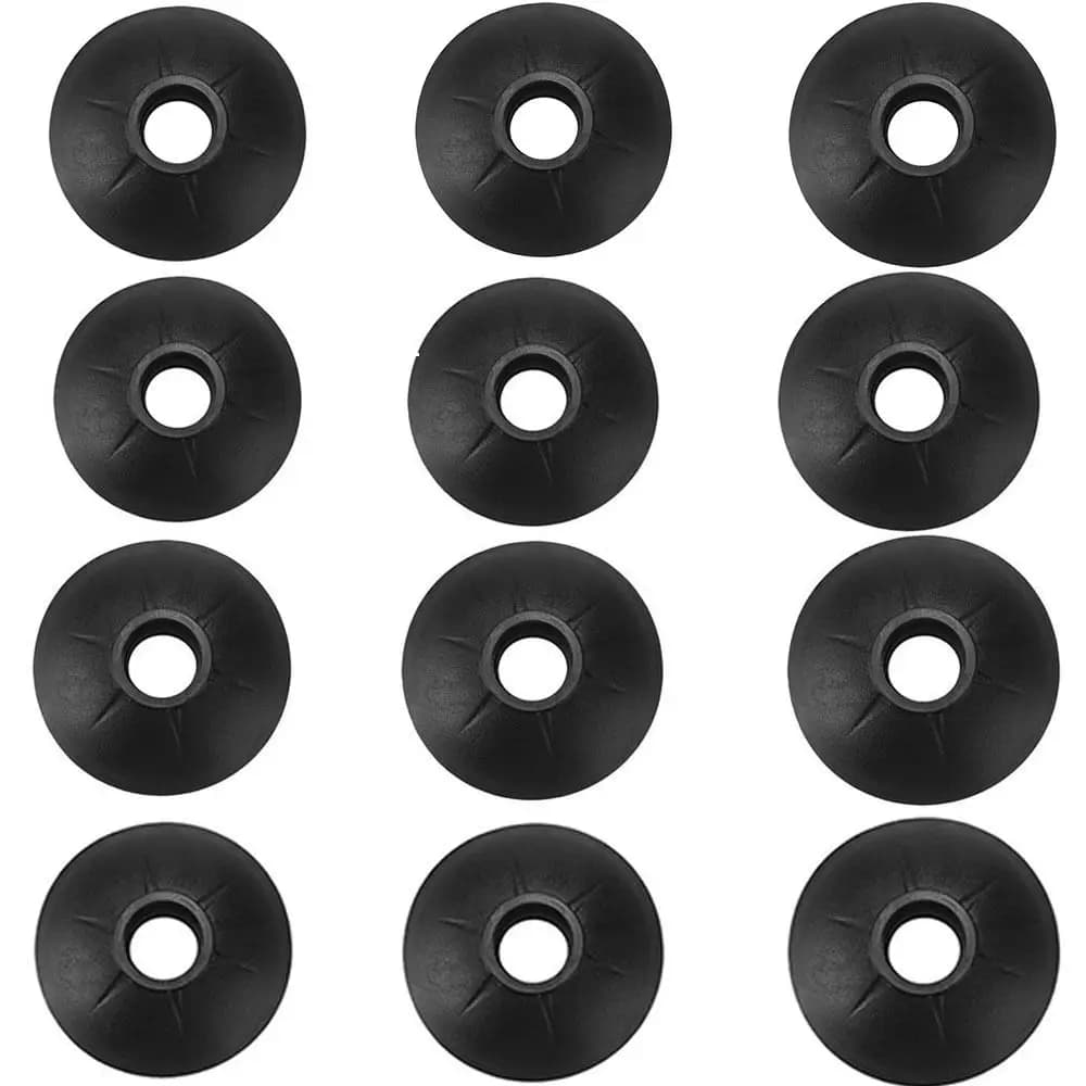 Set of 12 PP Durevoli Baskets for Trekking Sticks, Easy to Install, Round Baskets for Hiking Sticks, Snow Slide Baskets