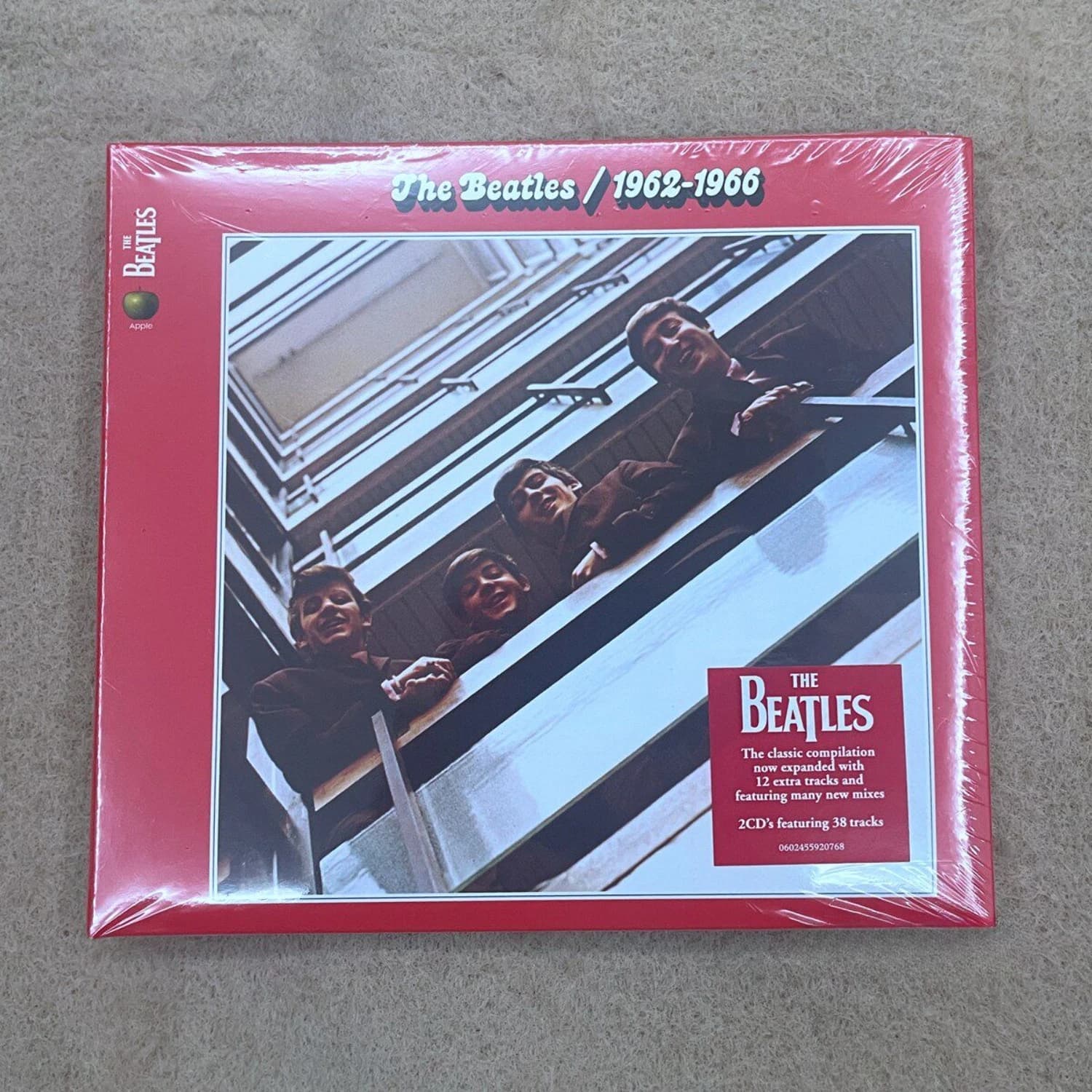 Rara Edizione Sigillata dei Beatles 1962-1966, Edizione Espansa, Rock Pop Classico, 2CD, Nuove Mix Remasterizzate, Collezione per Fan