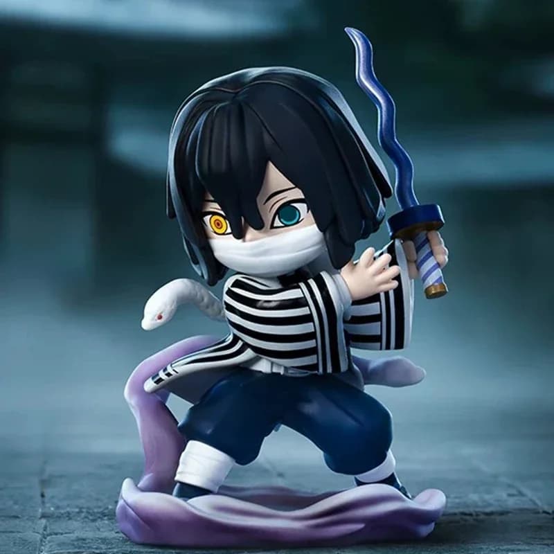 POPMART Demon Slayer Kimetsu No Yaiba Battle Series Mystery Blind Box Surprise Unbox Anime Character Figure Doll Toy Set