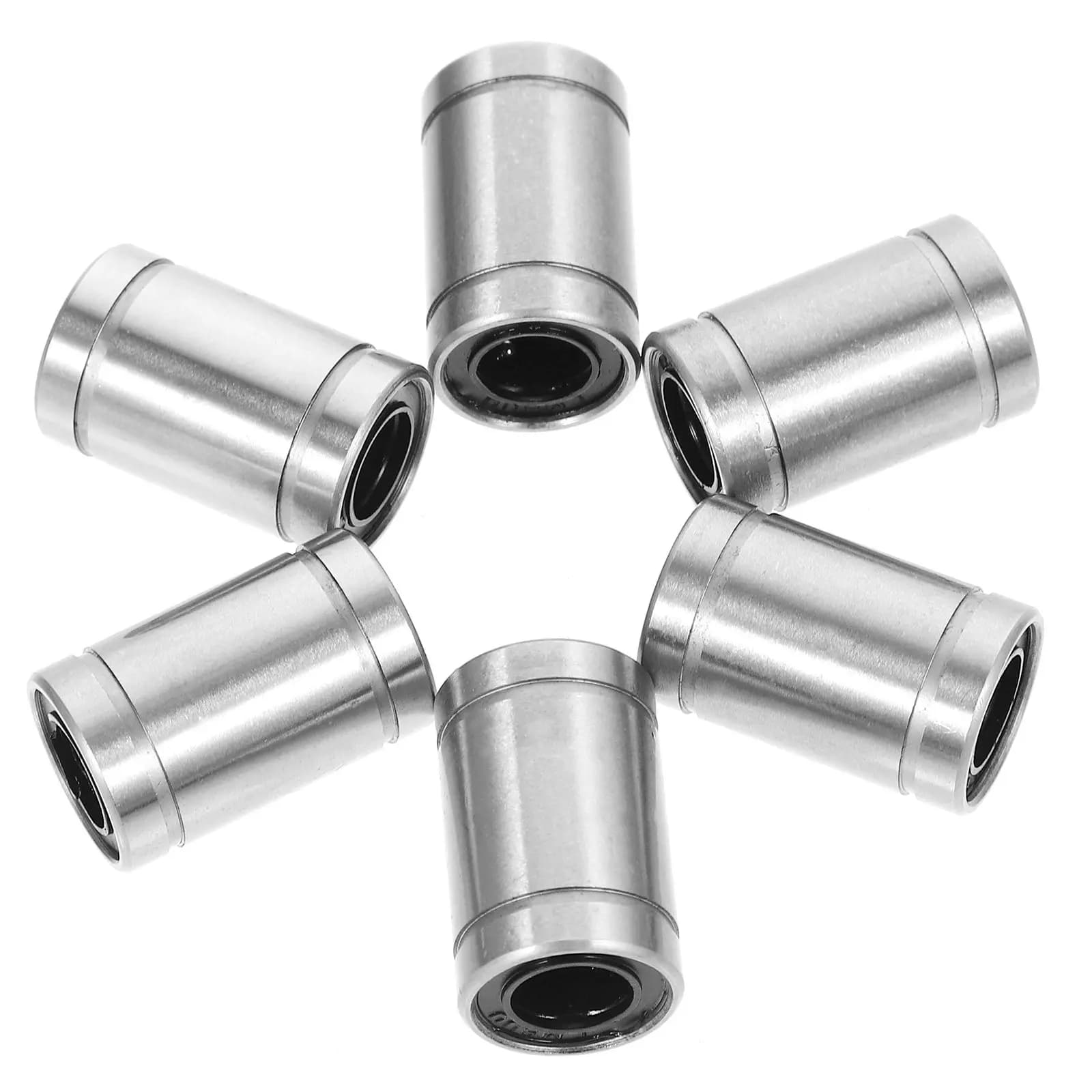 6Pcs Linear Ball Bearing Bushing High Precision Sealed Linear Motion Bearing for 3D Printer Engraving Machine Cnc Equipment
