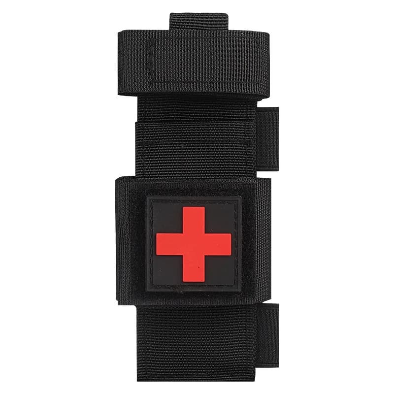 Fondina per cesoie da trauma EDC - Custodia medica tattica per laccio emostatico e torcia elettrica, kit di pronto soccorso compatibile con MOLLE per esterni