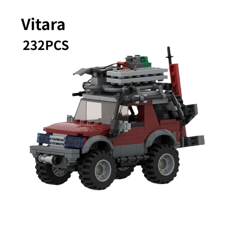 Set di Costruzioni Tecnico 232 Pezzi Vitara Fuoristrada MOC ORV, Giocattolo di Costruzione Veicoli, Il Regalo Perfetto per Ragazzi