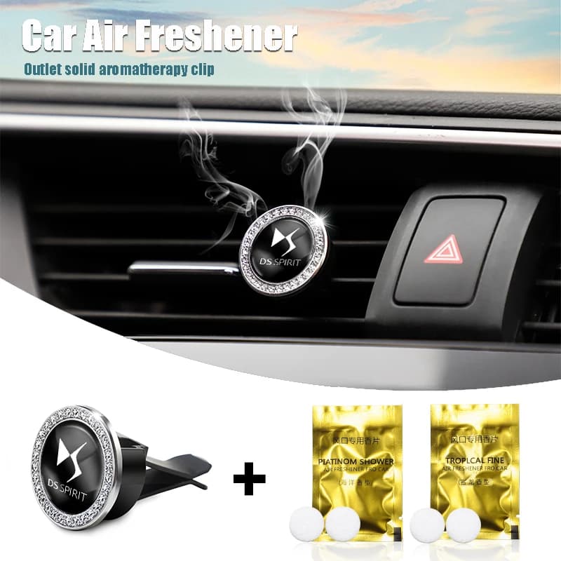 Deodorante per Auto con Clip per Bocchette dell'Aria, Profumo Solido per DS SPIRIT DS4S DS5 5LS DS3 DS4 DS6 DS7 DS9 WILD RUBIS Deesse