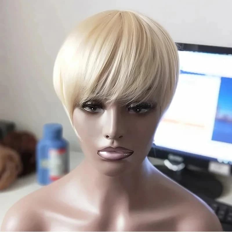 2026 Draco Malfoy Cosplay Wig Short Blonde Heat Resistant Synthetic Hair Cosplay Costume ZSLN3