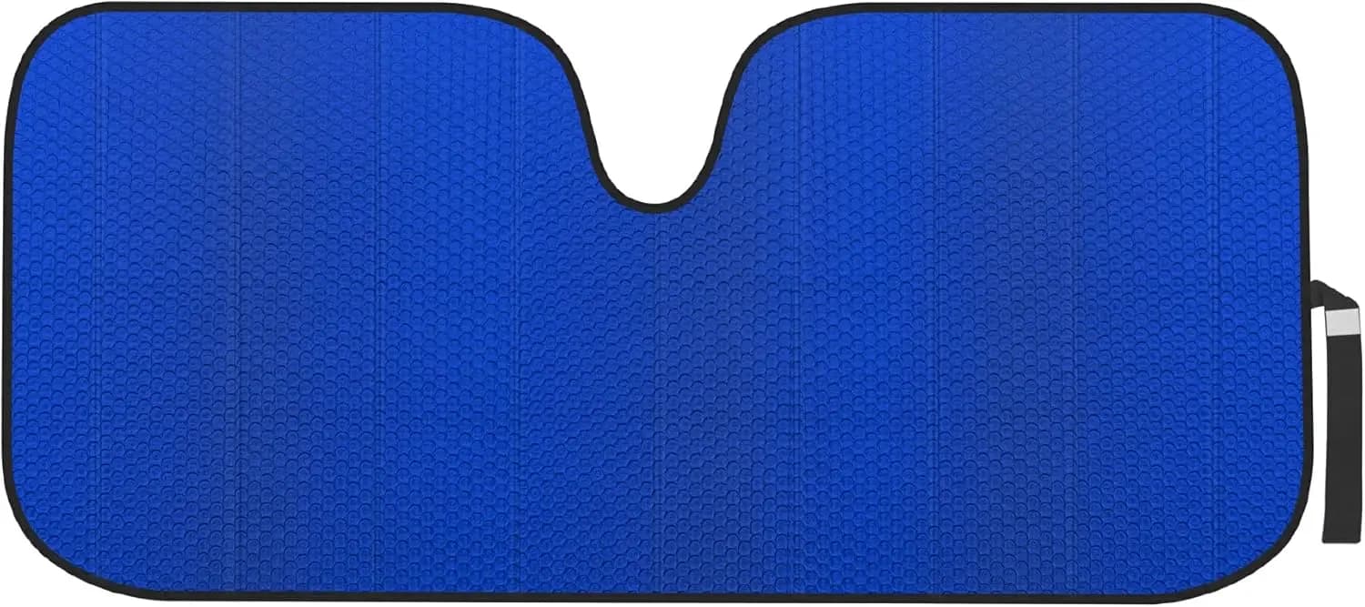 Parasole per Parabrezza Anteriore - Pieghevole a Fisarmonica Jumbo, 66 x 27 Pollici