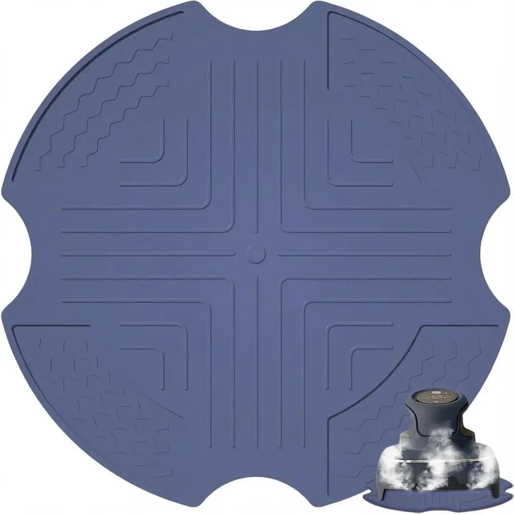 Tappetino in silicone 10x10 pollici per friggitrice ad aria Ninja Crispi, 450 ° Protezione per piano di lavoro resistente al calore e contenitore in vetro Restin