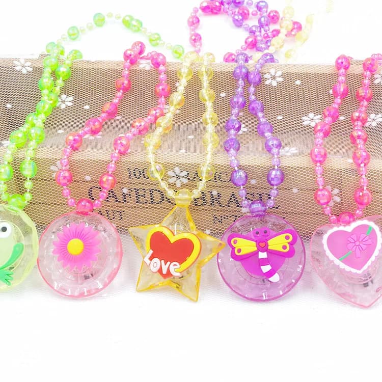 Colorful Acrylic Women's Party PropsPendant Cocktail Necklace