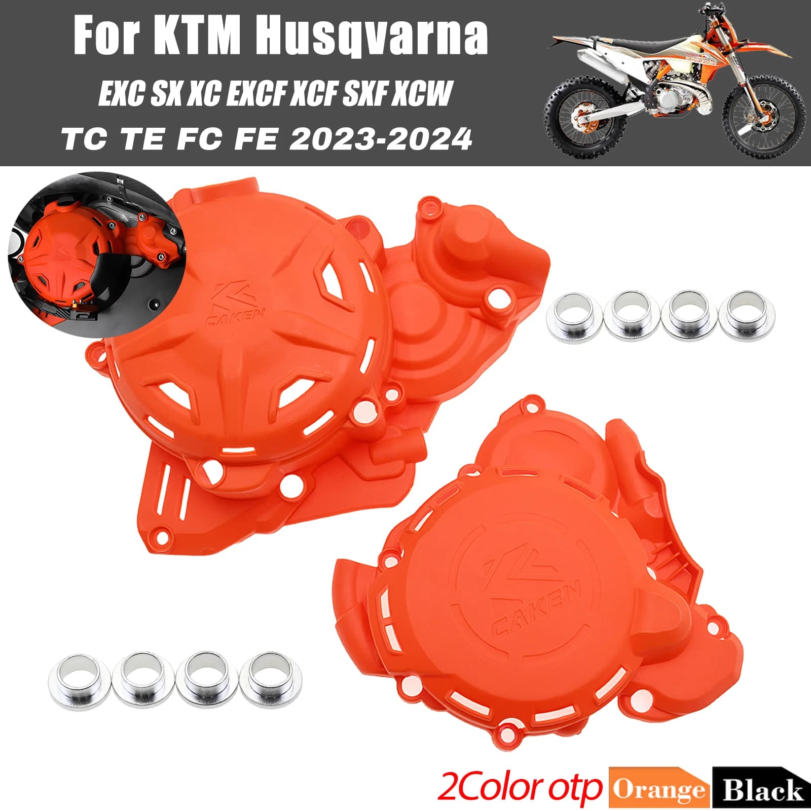 Off Road Dirt Bike 3In1 Engine Clutch Water Pump Ignition Protector For KTM EXC 250 300 XC XCF SX SXF XCW Protective Mod Parts