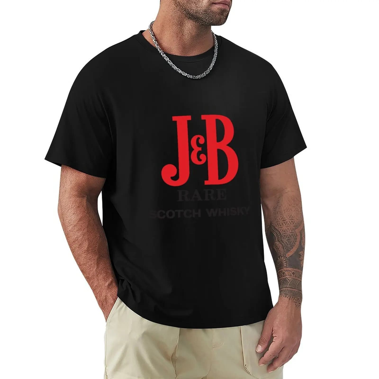T-shirt J&B Whisky T-shirt per le vacanze, adatta a tutti gli stili