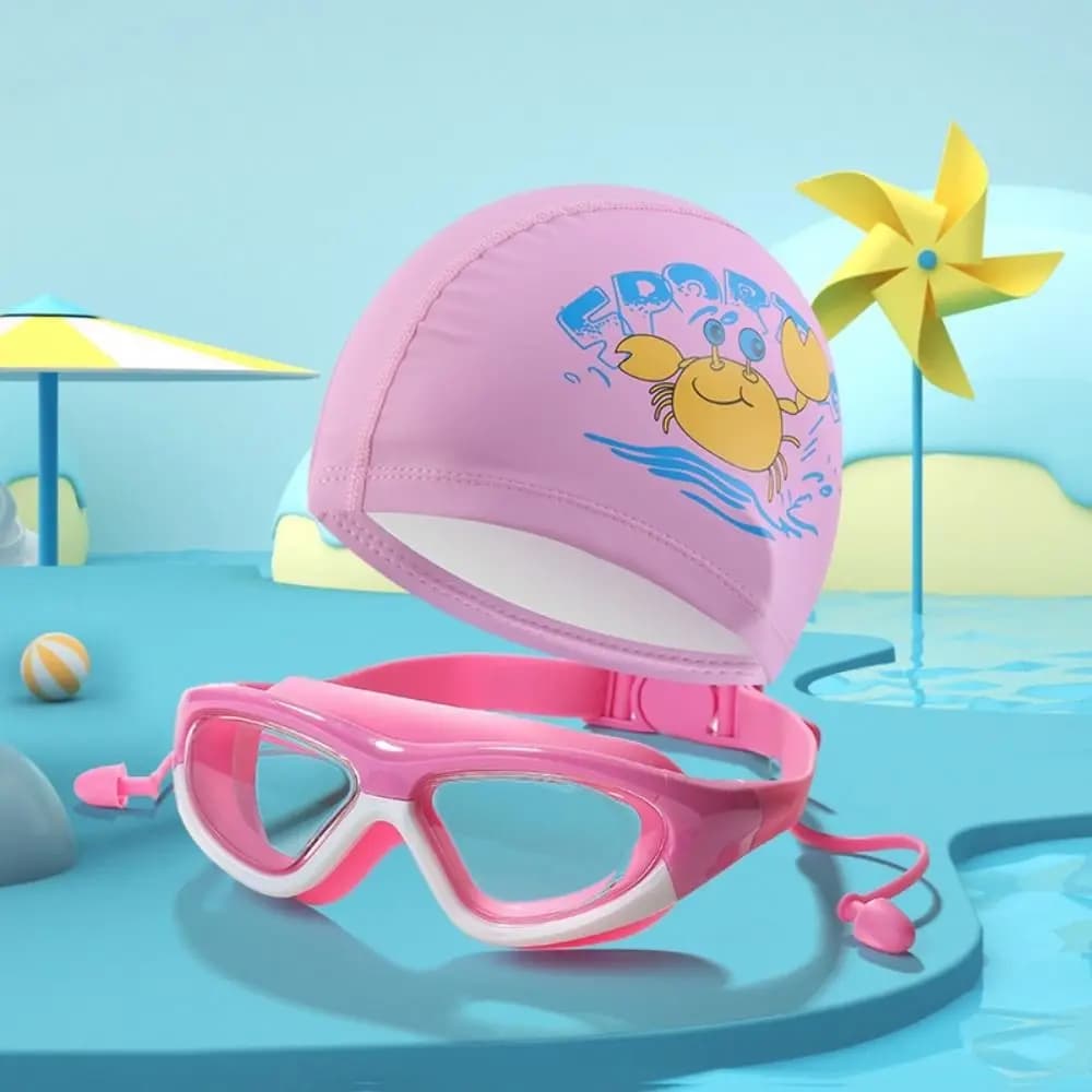 Waterproof Kids Swimming Head Clear Vision Comfortable Swimming Glasses Swimwear for Boys Amateur Cartoon Boys Boys and Girls