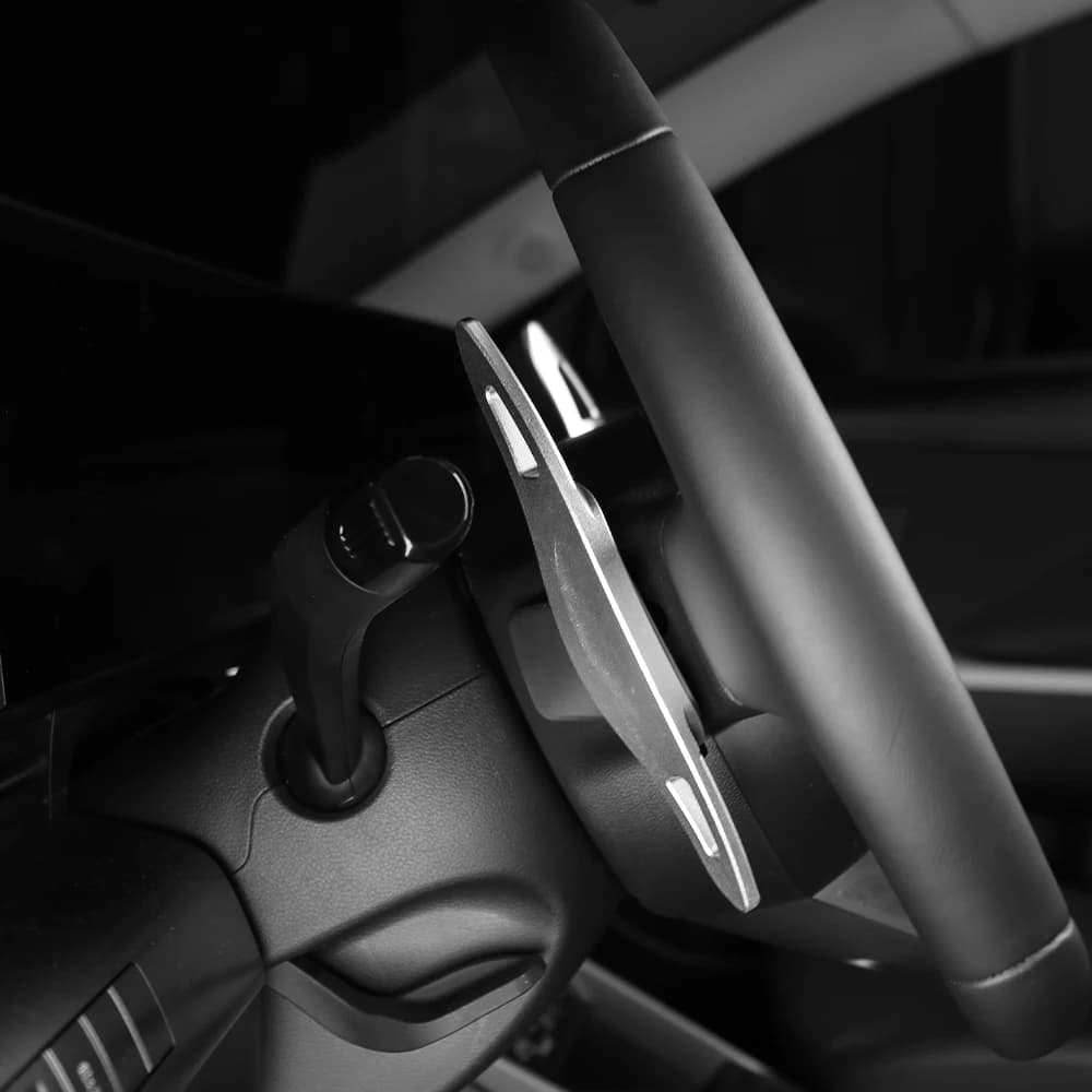 Accessori per Hyundai Tucson 2025 2026: Copertura in Fibra di Carbonio e Lega di Alluminio per Leve del Cambio sul Volante