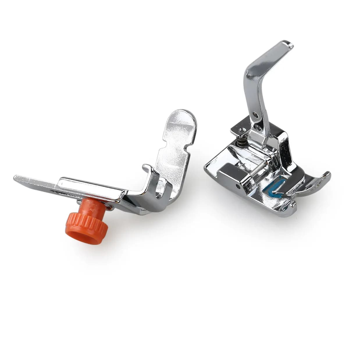 Set di 32 Piedini per Macchina da Cucire in Metallo Resistente, Kit Piedini a Gambo Basso per Lock New Home Viking