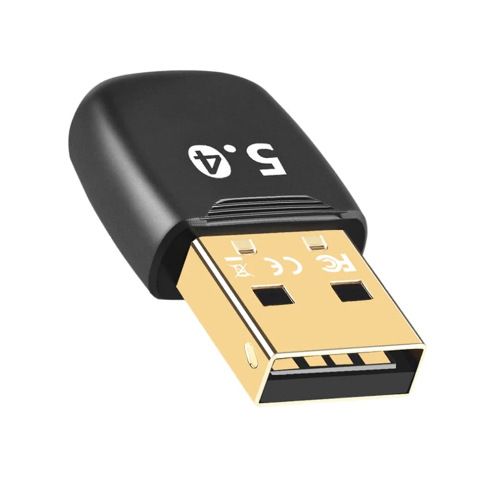 Adattatore USB Bluetooth 5.4 Compatibile, Trasmettitore e Ricevitore Audio Wireless, Dongle BT 5.4 per PC, Laptop e Altoparlanti Wireless