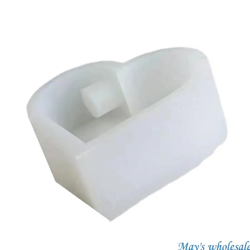 3D Holder Mold Heart Candlestick Mold for Crafting Candlestick Holder Resin Craft Ornament Home Decorations 448A