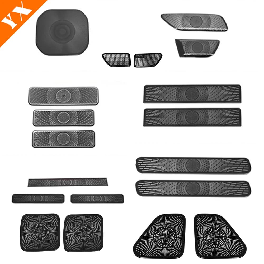 Per BYD M9 2025 2026 accessori Copertura per clacson per auto in acciaio, Copertura per clacson per porta, clacson per strumento, clacson per presa d'aria del sedile, copertura per bagagliaio posteriore