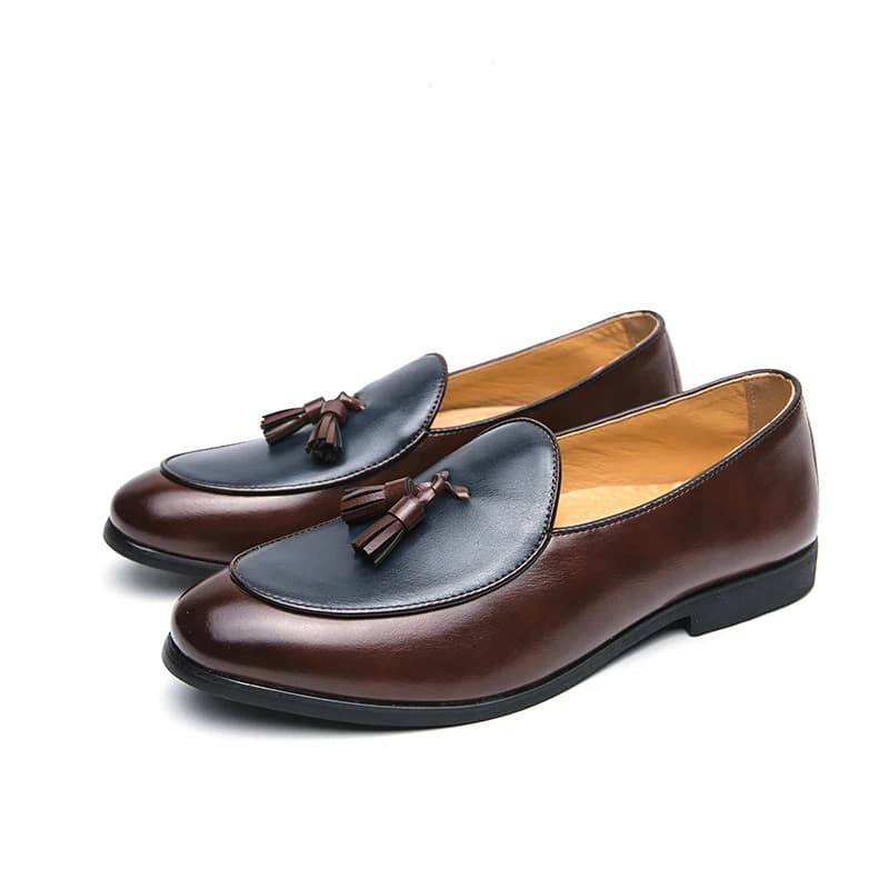 Moda Nappa Scarpe da lavoro formali Uomo Italia Lusso Colori misti Mocassini Scarpe eleganti da ballo Uomo Mocassini casual Appartamenti da festa