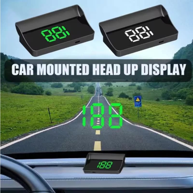 M2 Head Up Display GPS HUD Digital Speedometer Plug And Play Universal Cars Big Font KM/H Windshield Projector Auto Accessories