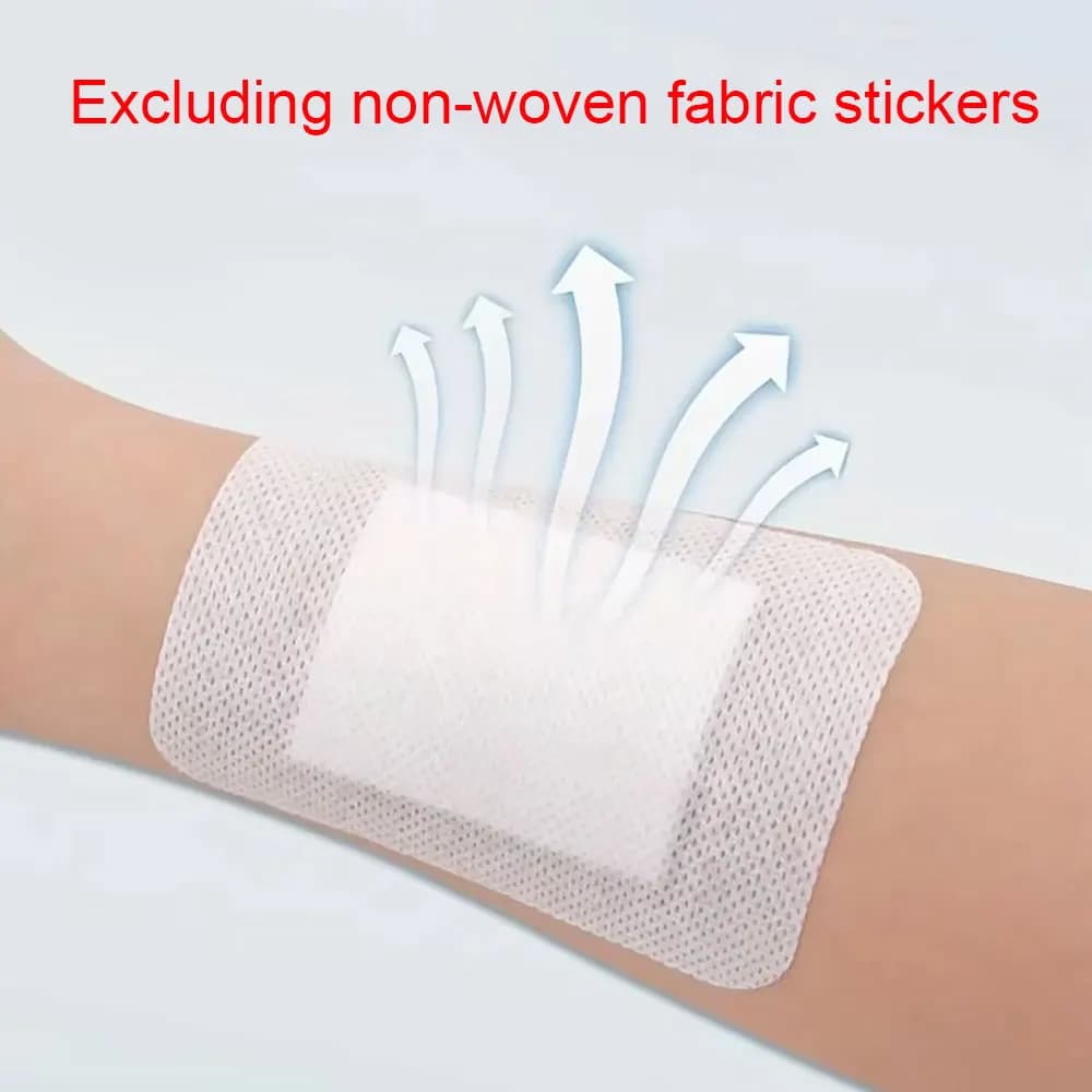 50-500 pz. tamponi di garza in cotone impermeabile 100% da 5*7,6 cm, tamponi non adesivi, kit di pronto soccorso, nastri per medicazione ferite, tamponi di garza medica sterili