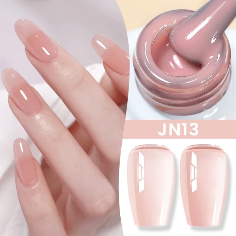 BORN PRETTY 83 Colors 10ml Jelly Nude Gel Nail Polish Autunno Ambra Semi Transparent Manicure Soak off UV LED Nail Gel Nail Polish