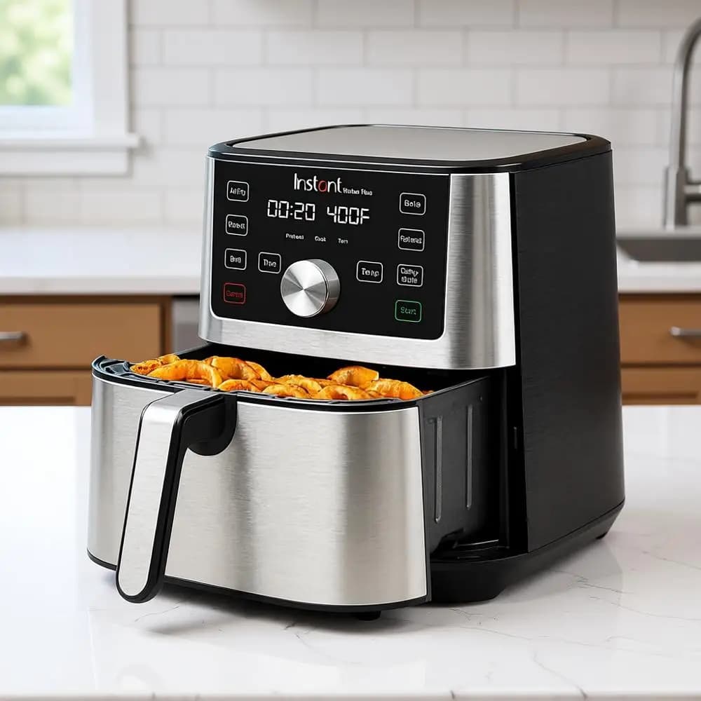 Friggitrice ad Aria VORTEX Plus 6QT, 6-in-1: Friggitrice ad Aria, Griglia, Disidrata, Croccante, Arrosto, Riscaldamento, Cottura, Cestello Lavabile in Lavastoviglie