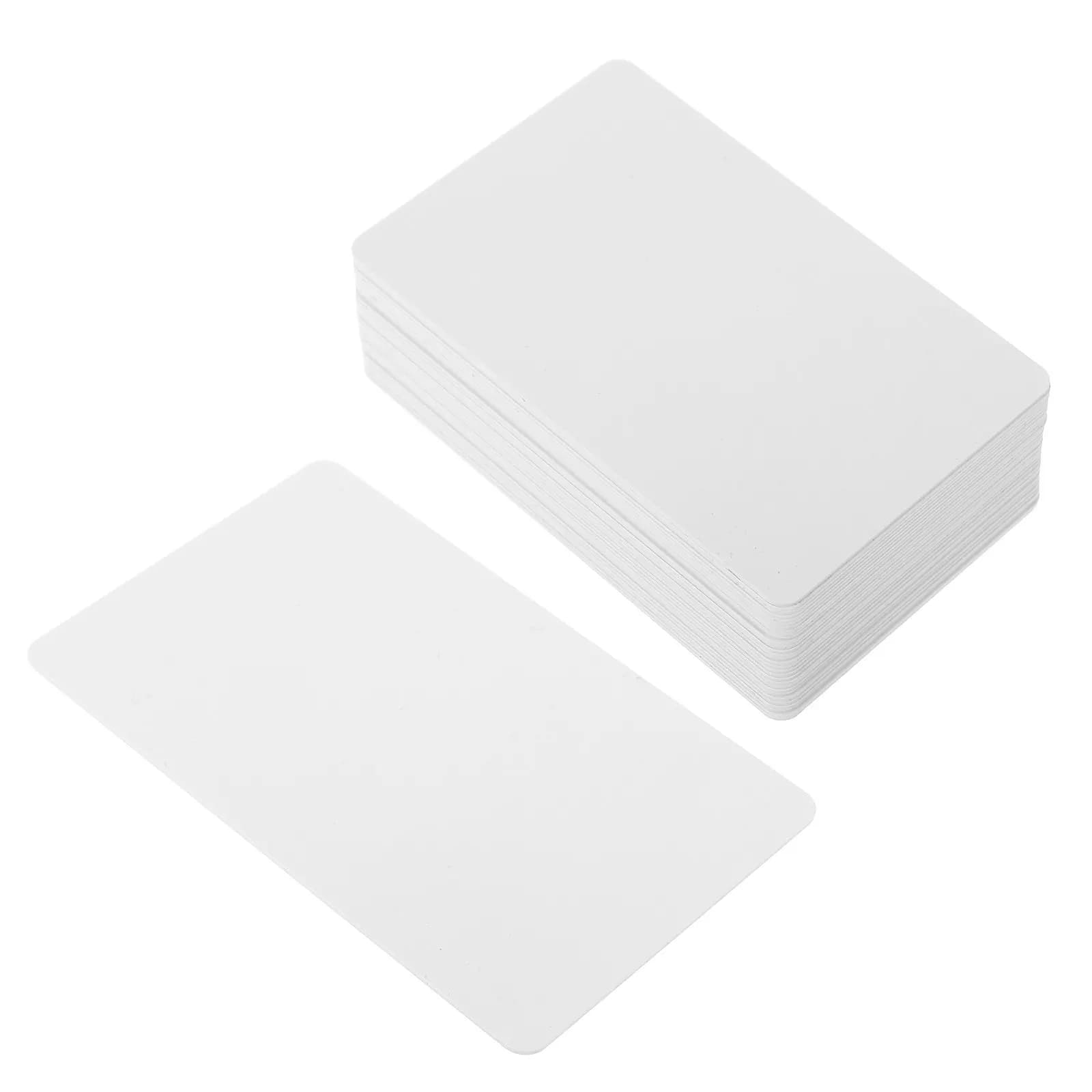 30 Pezzi Carte PVC Bianche Vuote per Controllo Accessi, Badge Studenti, Carte di Credito NFC, Stampante per Carte NFC