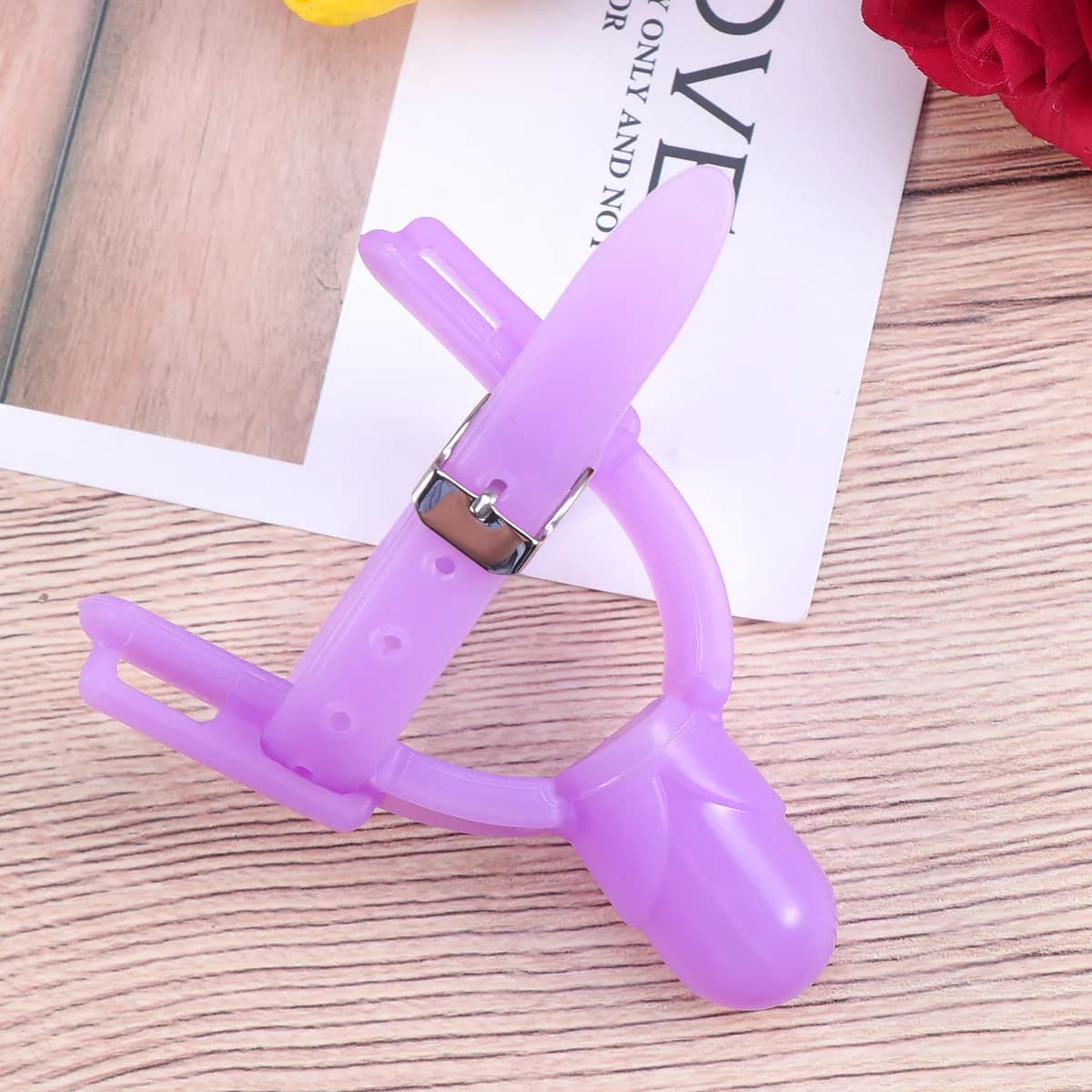 Protezione per Dita dei Bambini in Silicone Alimentare Viola, Regolabile, Anti-Morso, Copertura per Pollice e Indice, Massaggiagengive per Neonati e Bambini