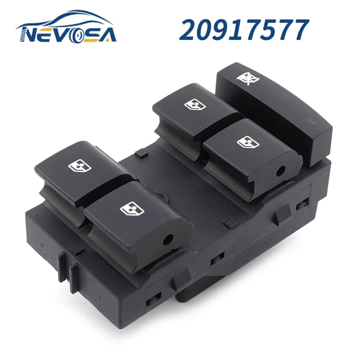 NEVOSA Interruttore alzacristallo lato guida auto NEVOSA 20917577 per Chevrolet Cruze Malibu 20917599 ricambi auto