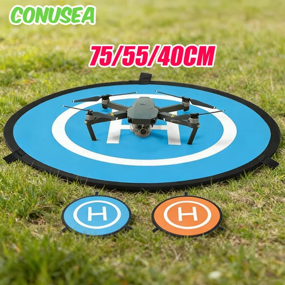 Accessori Universali per Droni Quadricotteri, Piattaforma di Atterraggio Pieghevole 75/55/40CM per Droni ed Elicotteri, Portatile per Uso Esterno
