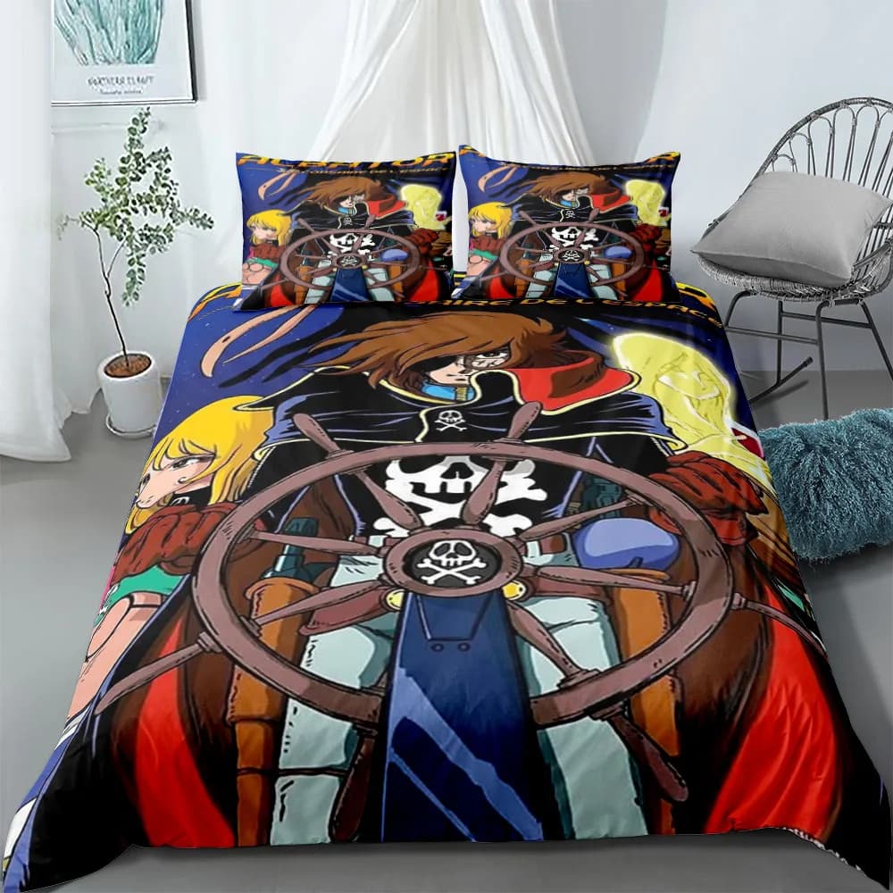 Set duvet cover Albator without bedsheet King Queen Double Full Twin Set single bed linen