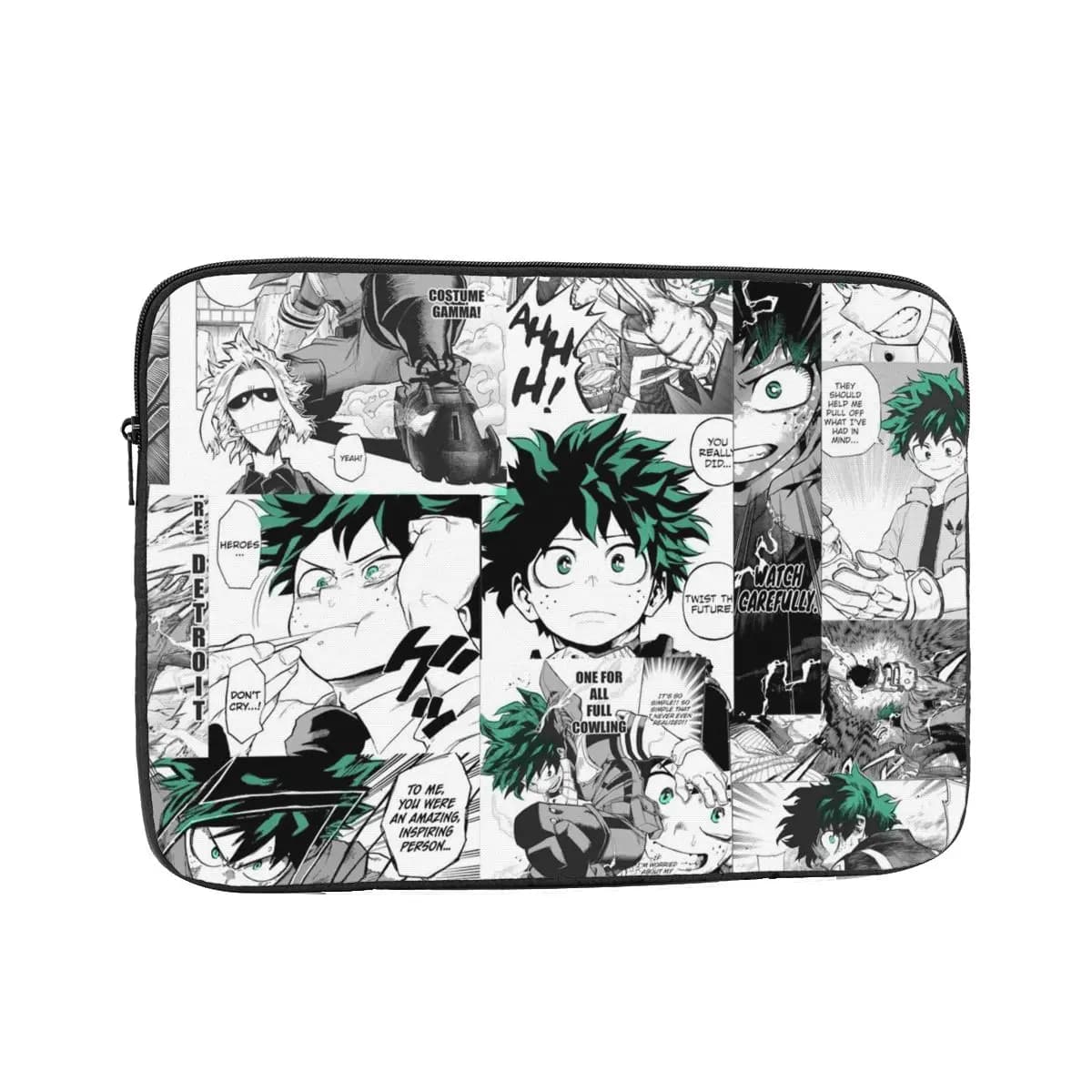 My Hero Academia Deku Manga Collage Borsa per laptop per notebook Custodia per notebook Custodia per tablet Custodia antiurto