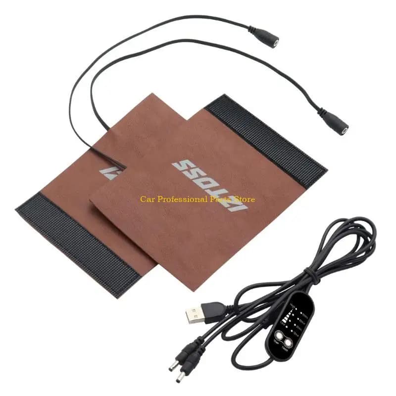 R53D a temperatura regolabile guanti riscaldati USB per Imposta anti -slittamento Impugnatura Anti Slip Wapper 2pcs 2 pcs