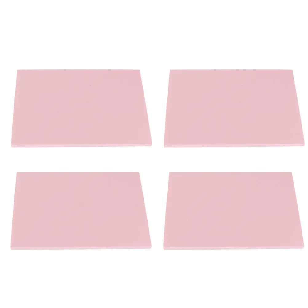 Set di 4 Blocchi in Gomma per Incisione, Materiale TPR Premium, per Timbri in Gomma Fai-da-Te, Scrapbooking, Cartoline, Inviti