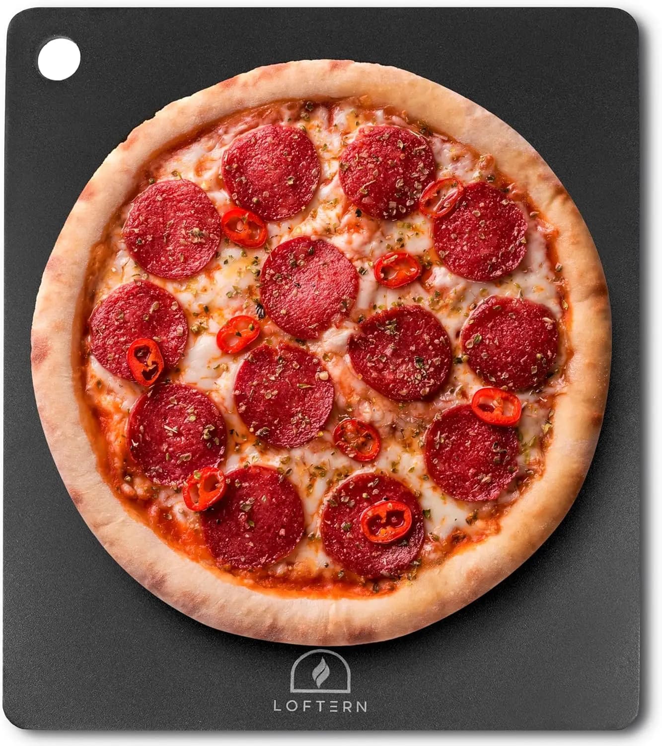 Piastra per Pizza 14x16 - Lastra in Acciaio al Carbonio Resistente per Forno, Griglia e Forno per Pizza - Perfezione per Crosta Croccante