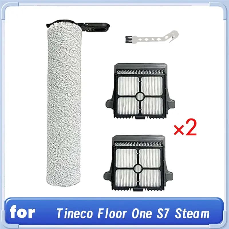 【A16Z】Per Tineco Floor One S7, Parti per Aspirapolvere a Vapore Senza Fili, Spazzola a Rullo, Filtro Hepa, Pulitore per Pavimenti, 4 Pezzi