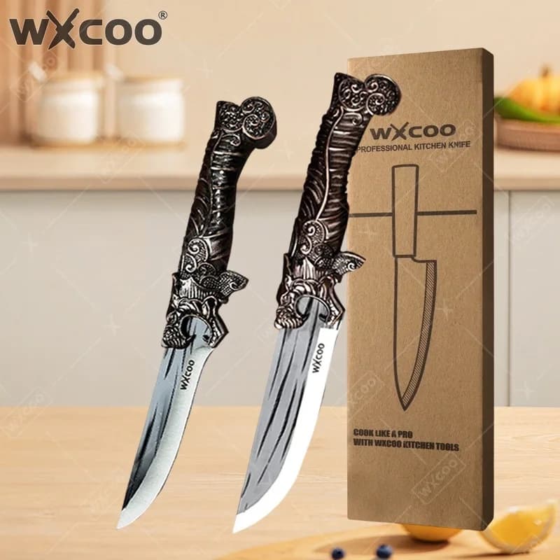 Coltello da Disosso Professionale WXCOO, Coltello Multiuso per Frutta e Verdura, Forgiato a Mano, Accessori da Cucina