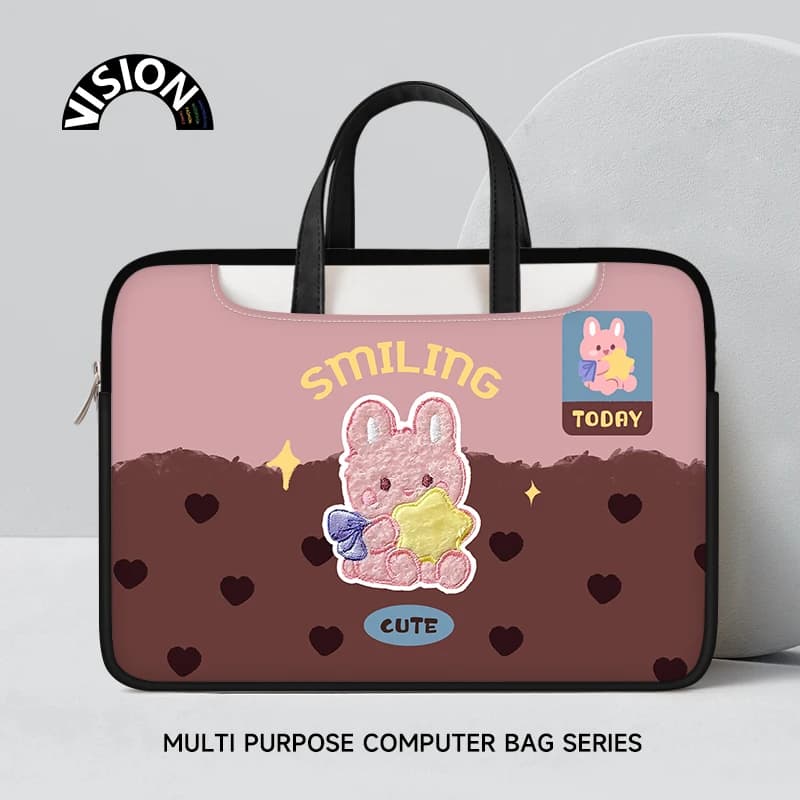 Borsa per laptop Custodia per notebook Borsa a tracolla in PU per 13 14 15 15.6 17 pollici MacBook HP Huawei Dell Borsa da trasporto antiurto