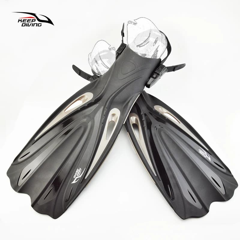 Keep Diving Open Heel Scuba Diving Long Pins Swim Pins for Special Adjustable Snorkeling Shoes Monofin Gear