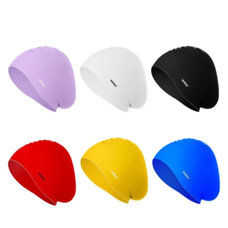 Fashion Waterproof Silicone Sports Adult Hair Long Unisex Ear Protection Swim Headphone